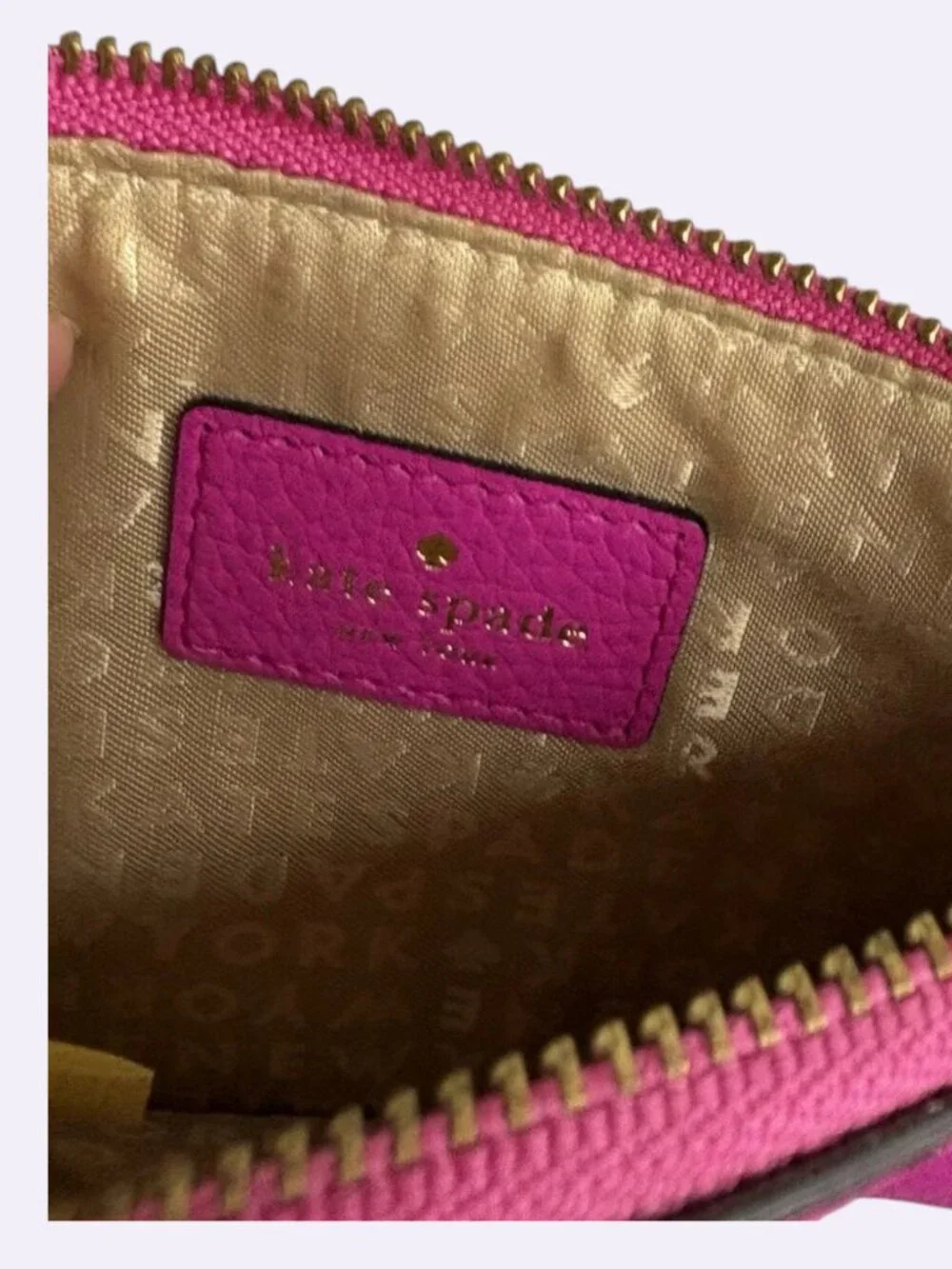 Kate Spade New York Women's Leather Handbag Clutch Pink